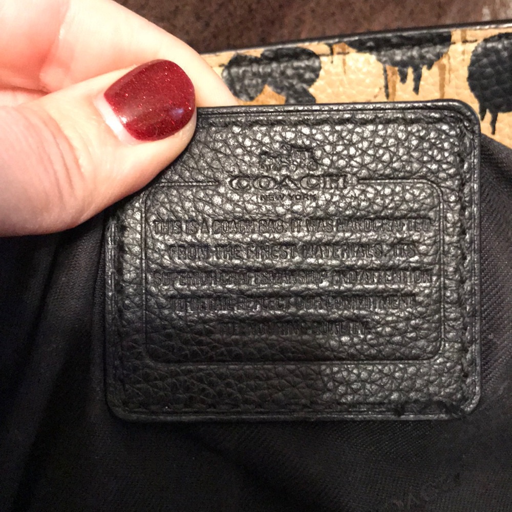 Leopard Print Authentic Coach Purse - Picture 7 of 7